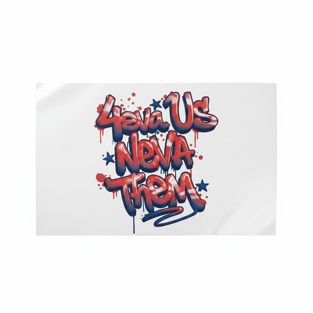 4eva Us Neva Them Patriotic — Shirt or DTF Transfer - TaggEt Dezignz