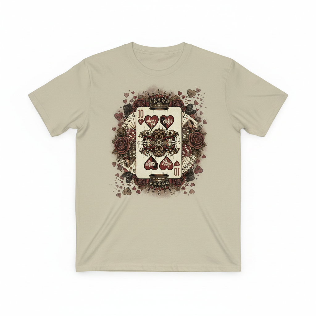 10 Hearts Collection Tan T-Shirt