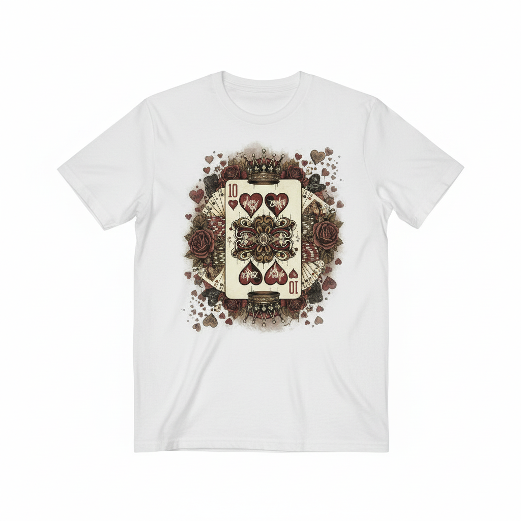 10 Hearts Collection White T-Shirt