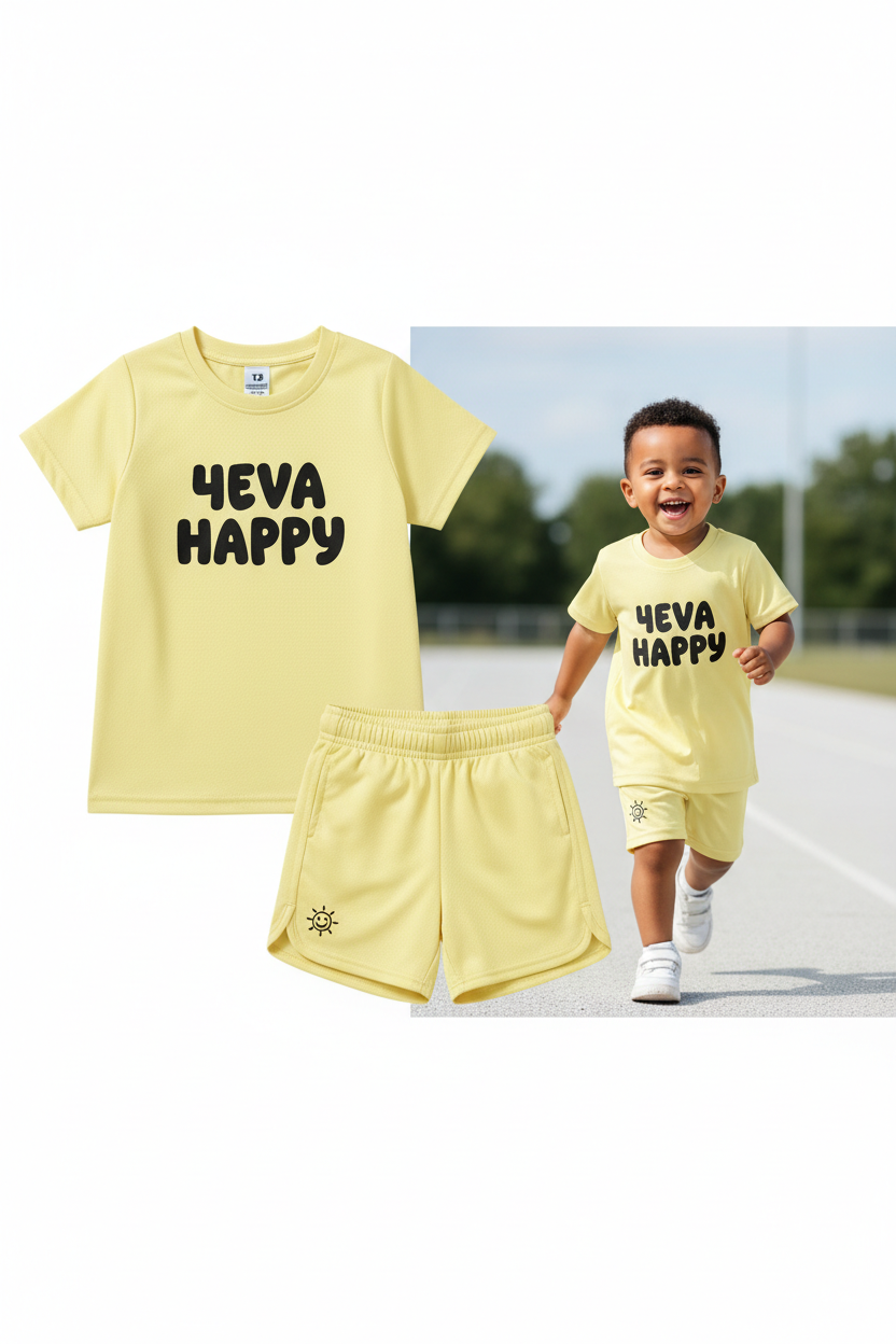 4eva Happy Kids Set - Yellow