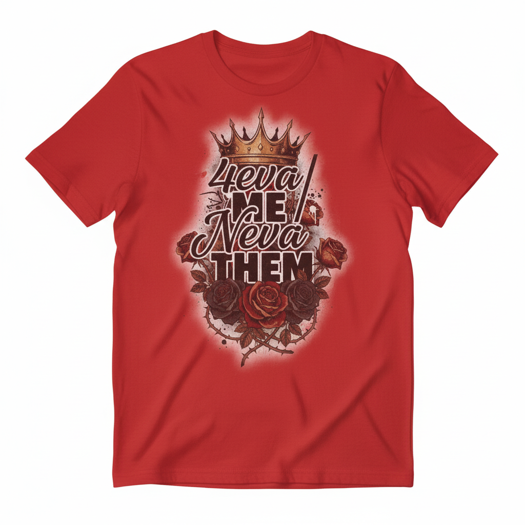 4eva Me Neva Them Red T-Shirt