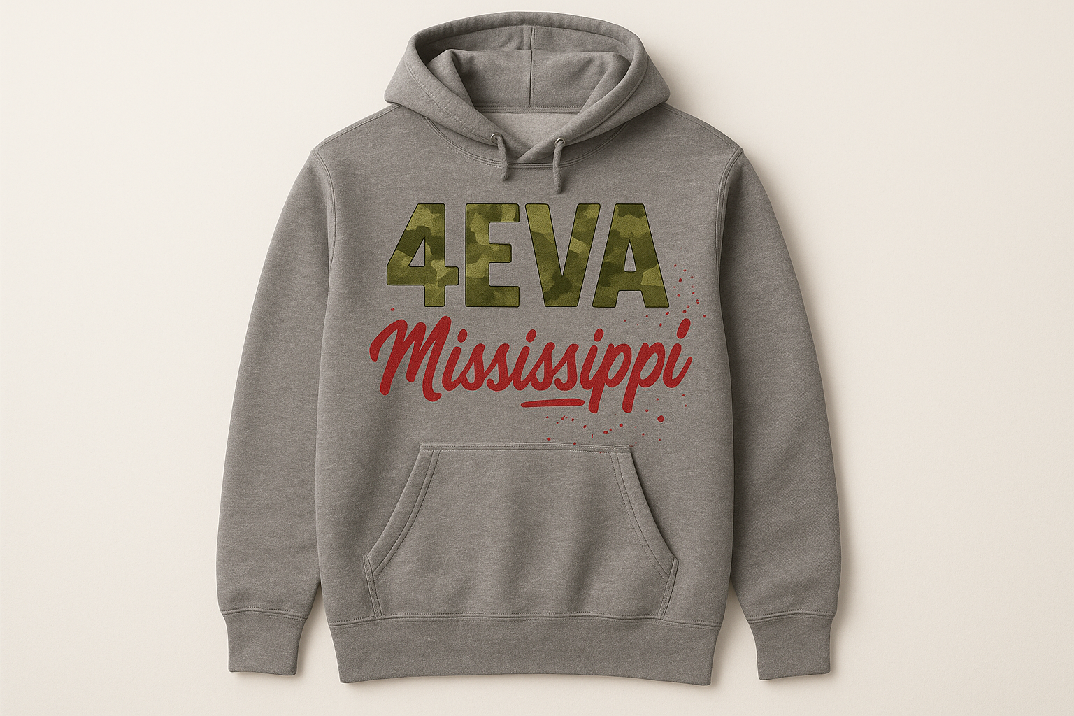 4EVA Mississippi hoodie product shot