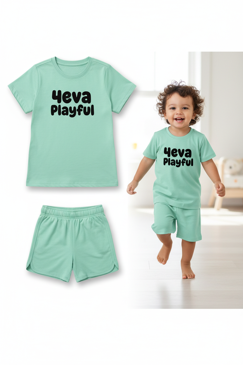 4eva Playful Kids Set - Mint Green