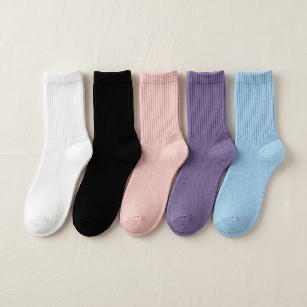 4eva Us Neva Them™ Embroidery Crew Socks – 2pk - TaggEt Dezignz