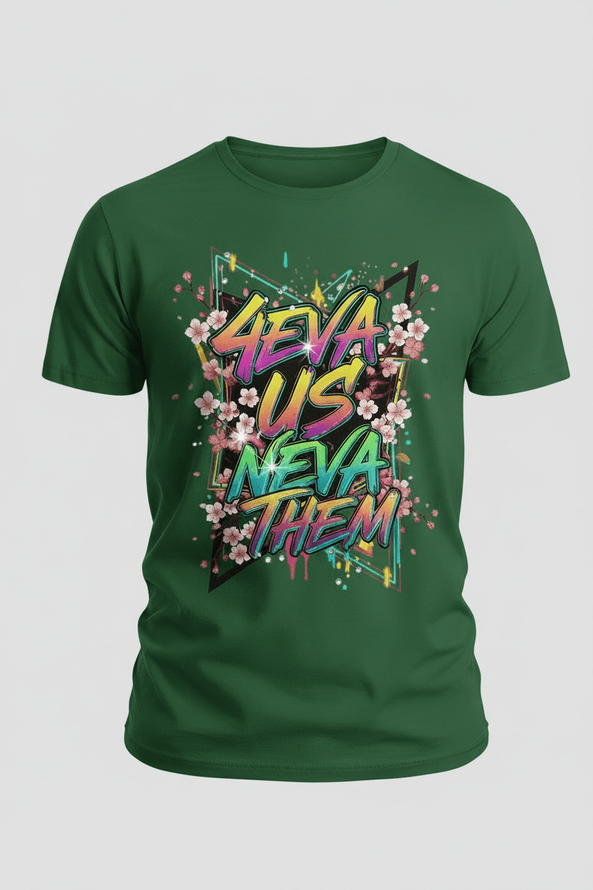 4eva Us Neva Them Tokyo Tee - TaggEt Dezignz
