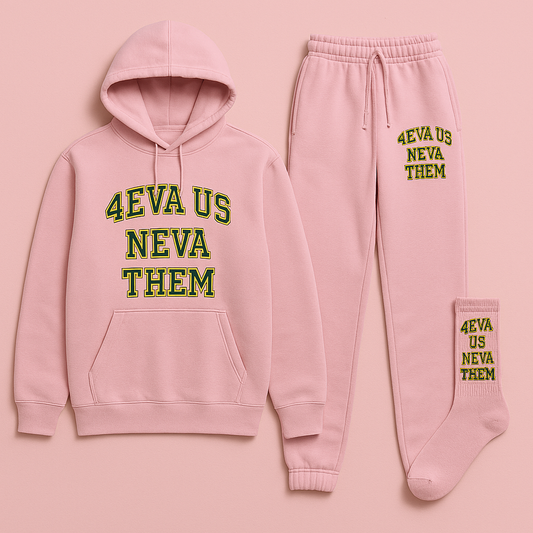 Pink 4eva Us Neva Them™ Jogger Set