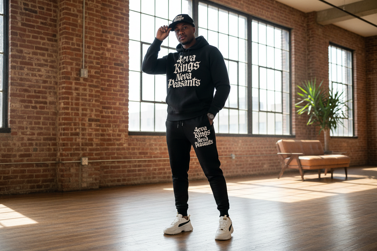 4KNP jogger set lifestyle photo