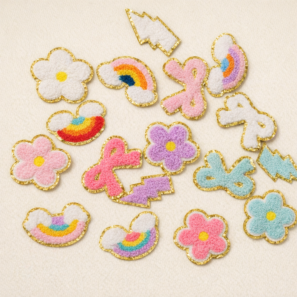 Chenille Pastel Patch Set