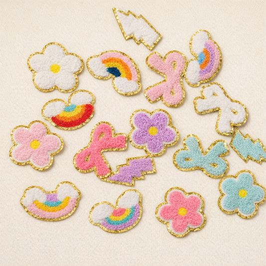Chenille Pastel Patch Set