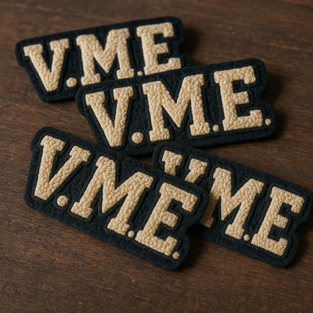 V.M.E 4-Pack Chenille Patches by Versatile Minds Entertainment – Tagg'Et Dezignz