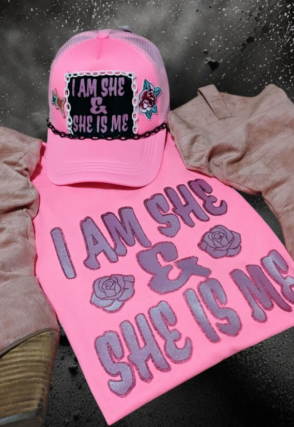 I Am She t-shirt lifestyle photo by Tagg'Et Dezignz
