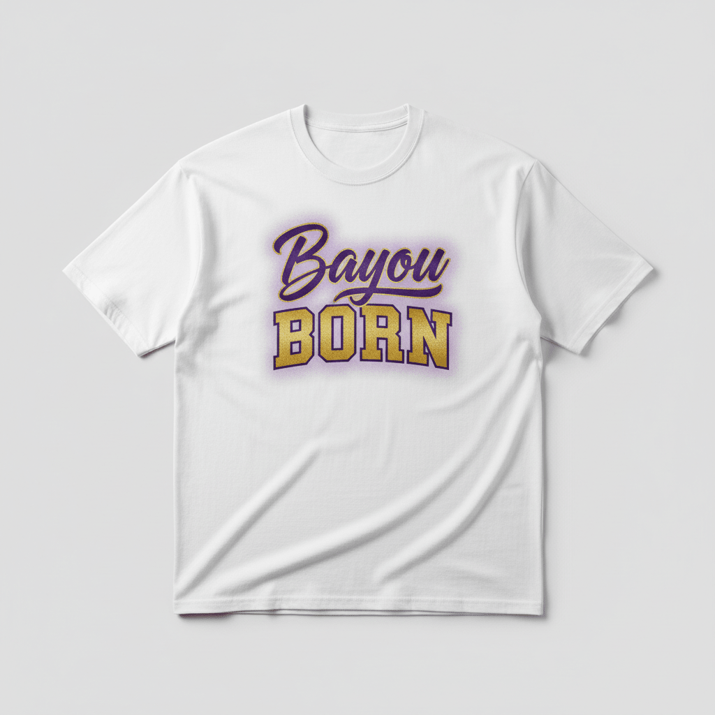 Bayou Born DTF Tee - TaggEt Dezignz