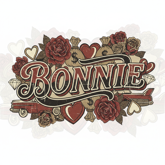 Bonnie DTF Transfer Design