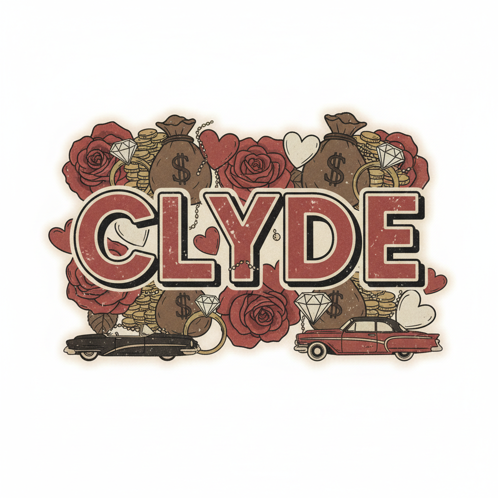 Clyde DTF Transfer Design