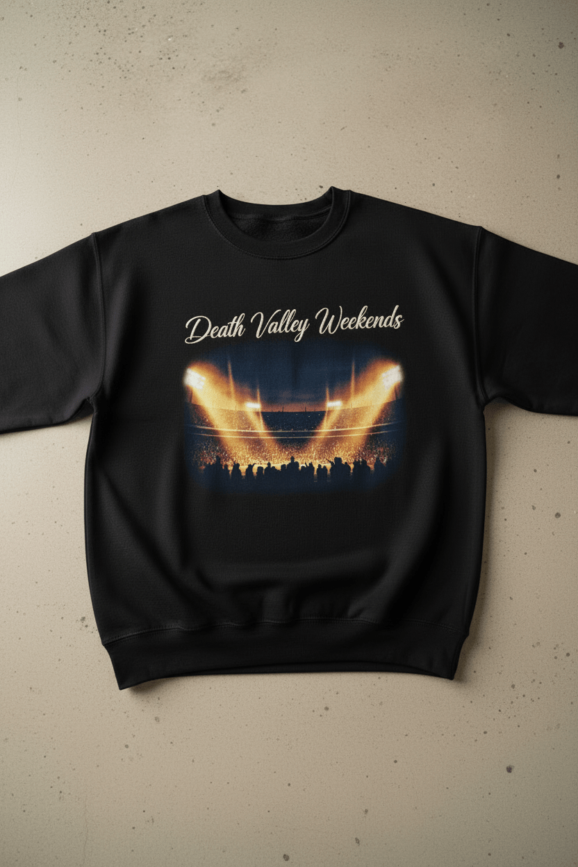 Death Valley Weekends Embroidered Sweatshirt - TaggEt Dezignz