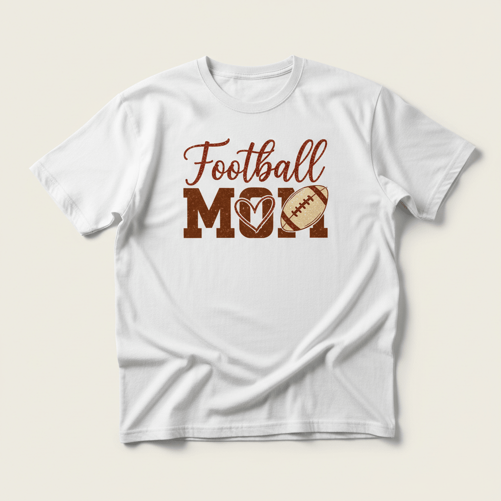 Football Mom DTF Tee - TaggEt Dezignz