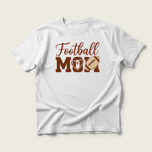Football Mom DTF Tee - TaggEt Dezignz