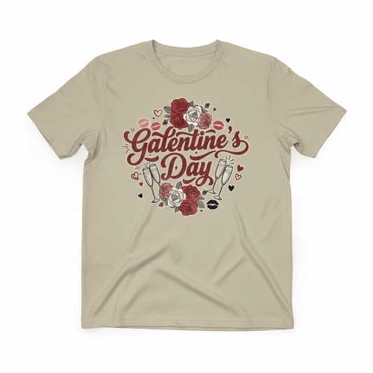 Galentine's Day T-Shirt - Friendship Celebration Valentine's Design - TaggEt Dezignz