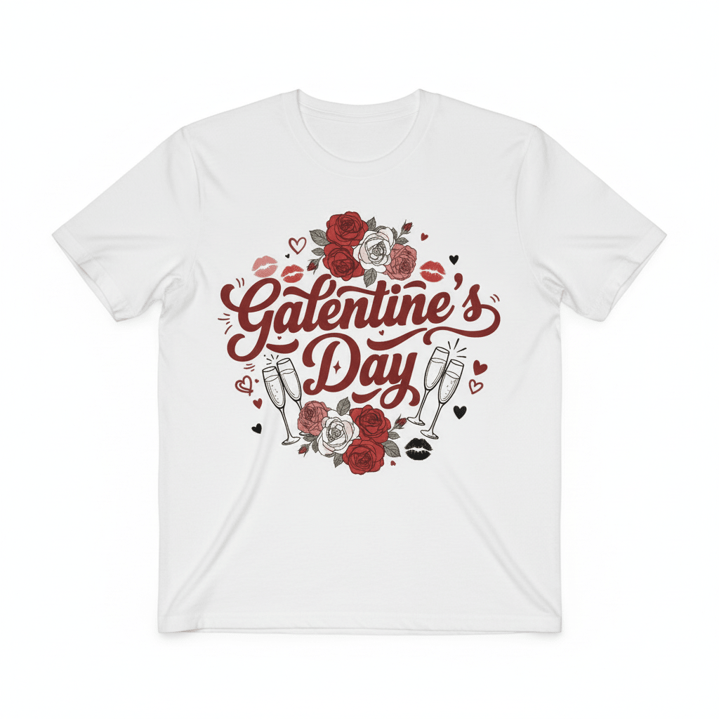 Galentine's Day T-Shirt - Friendship Celebration Valentine's Design - TaggEt Dezignz