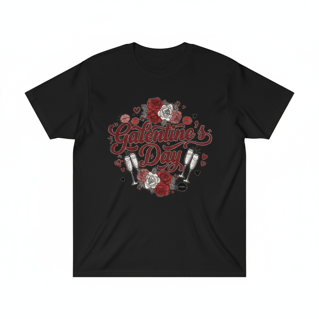 Galentine's Day T-Shirt - Friendship Celebration Valentine's Design - TaggEt Dezignz