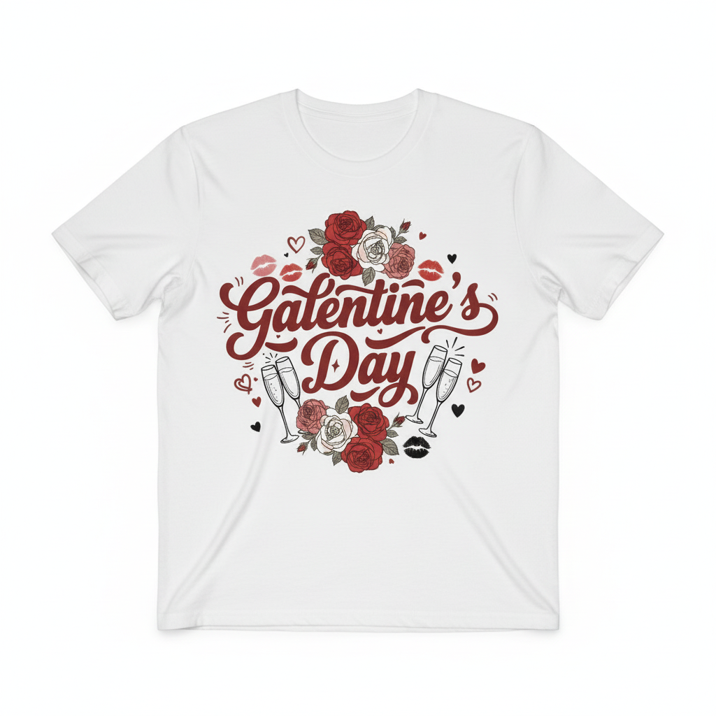 Galentine's Day White T-Shirt