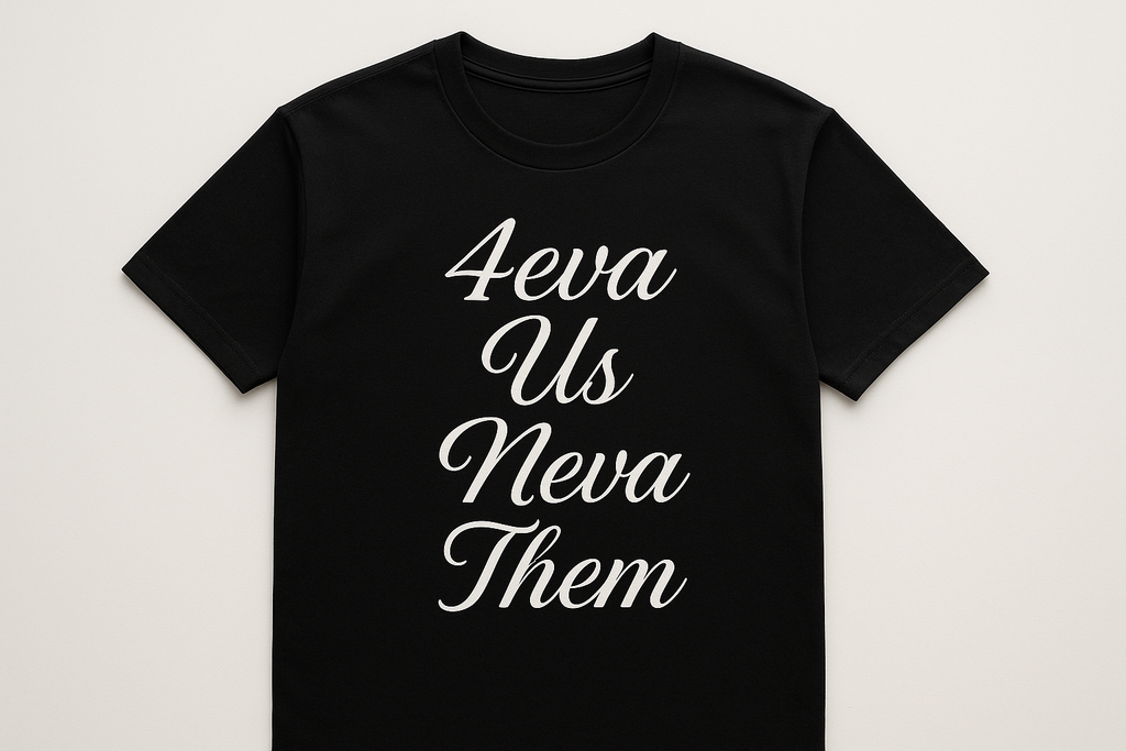 Custom Text T-Shirt - Your Design