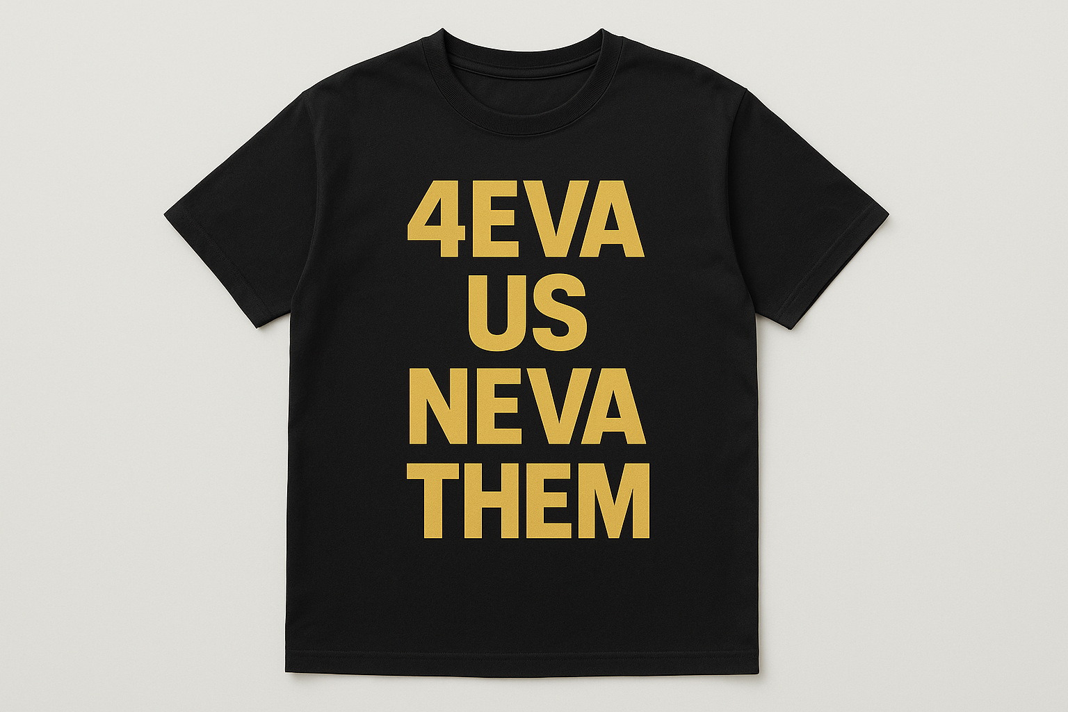 Custom Text T-Shirt - Your Design