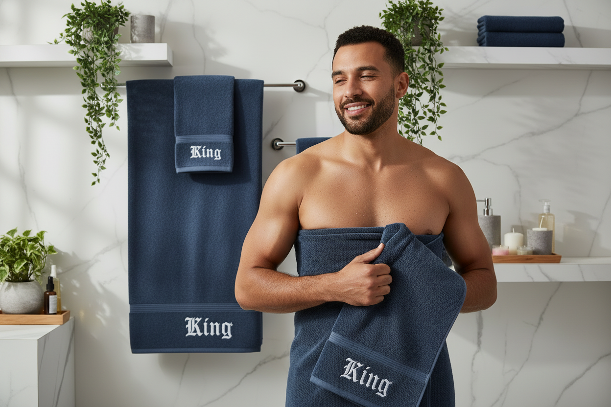 King Towel Lifestyle - Male Model