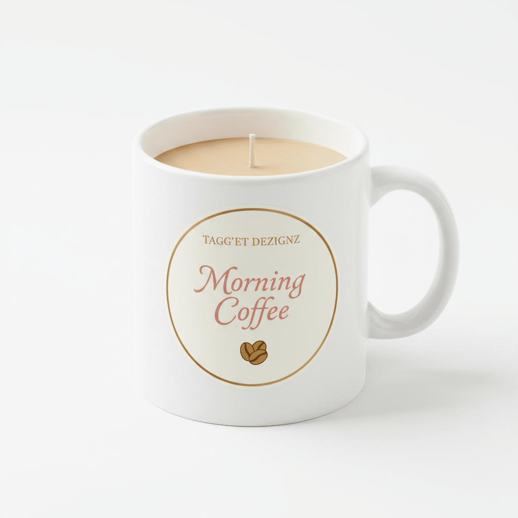 Morning Coffee Candle | TaggEt Dezignz - TaggEt Dezignz