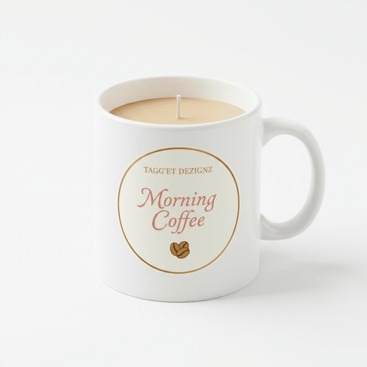 Morning Coffee Candle | TaggEt Dezignz - TaggEt Dezignz