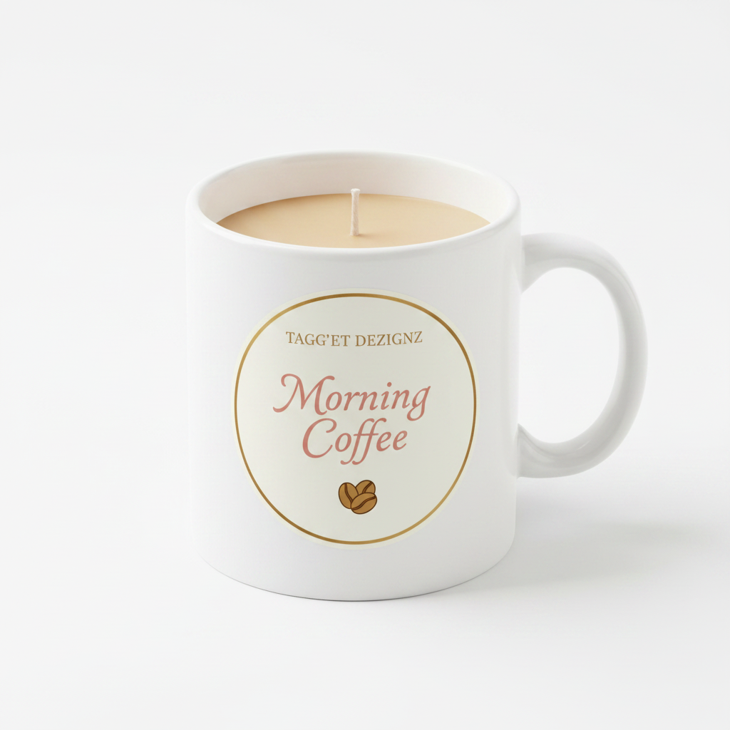 Morning Coffee Candle | TaggEt Dezignz