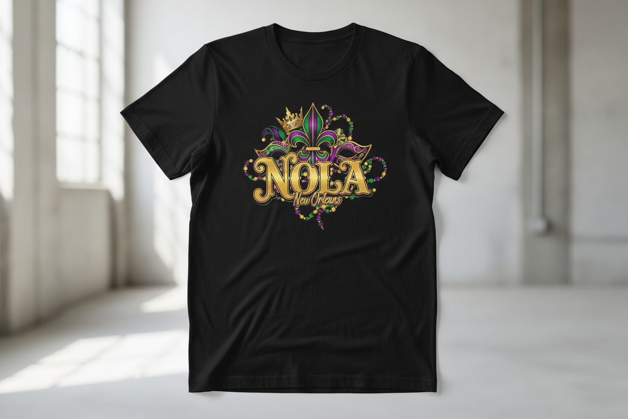Premium NOLA T-Shirt Mockup