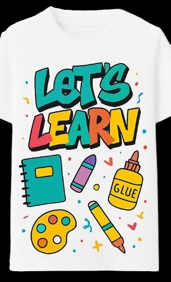 Back 2 School t-shirt back view by Tagg'Et Dezignz