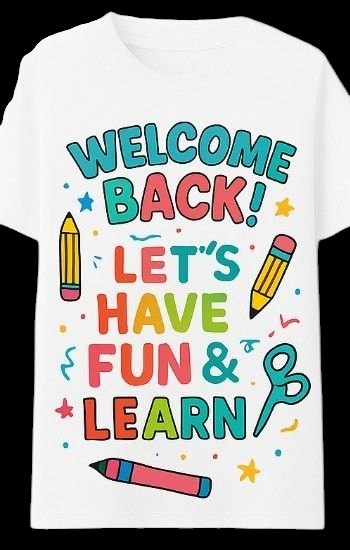 Back 2 School t-shirt lifestyle photo by Tagg'Et Dezignz