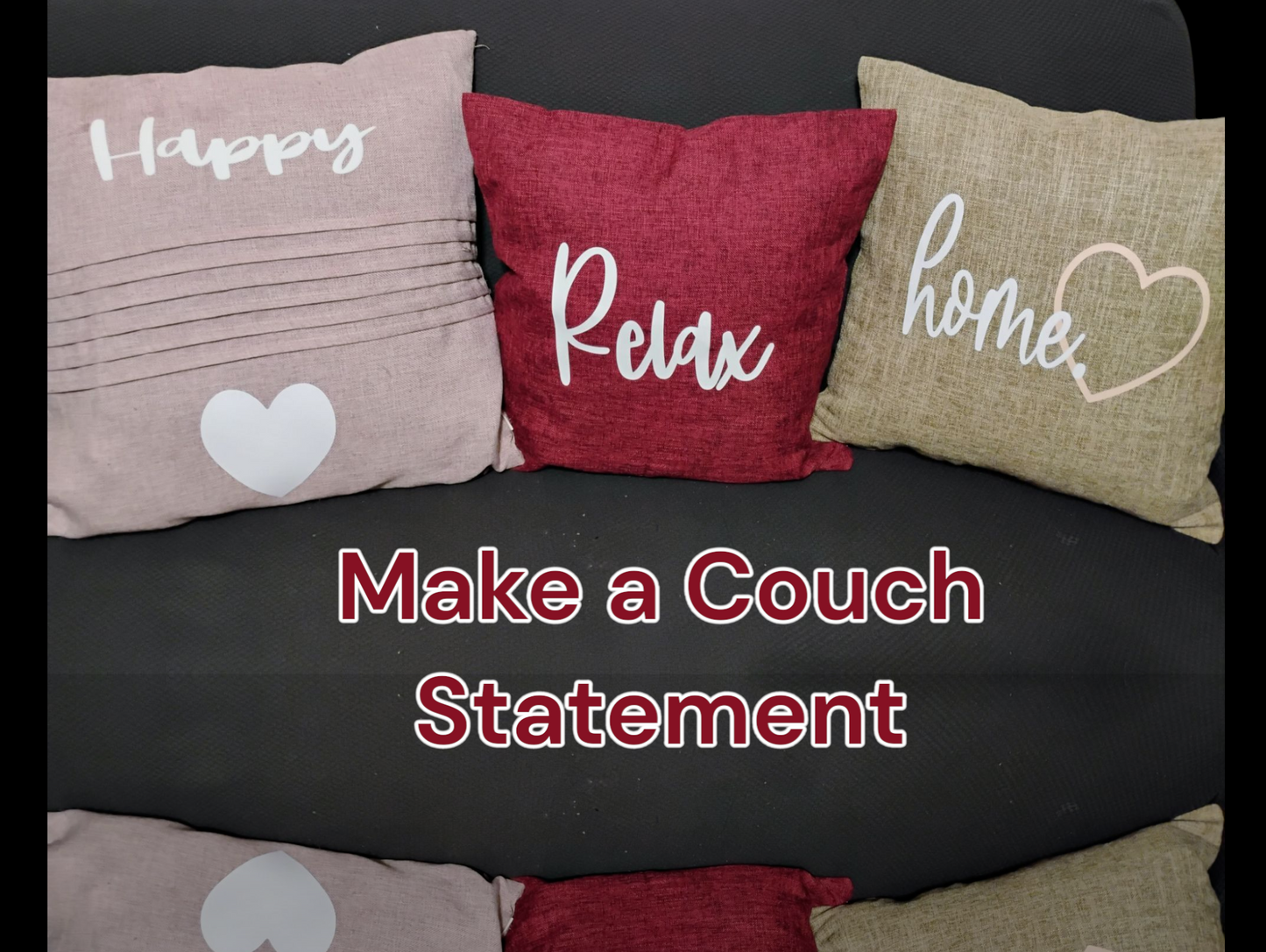 Custom couch throw pillow cover by Tagg'Et Dezignz