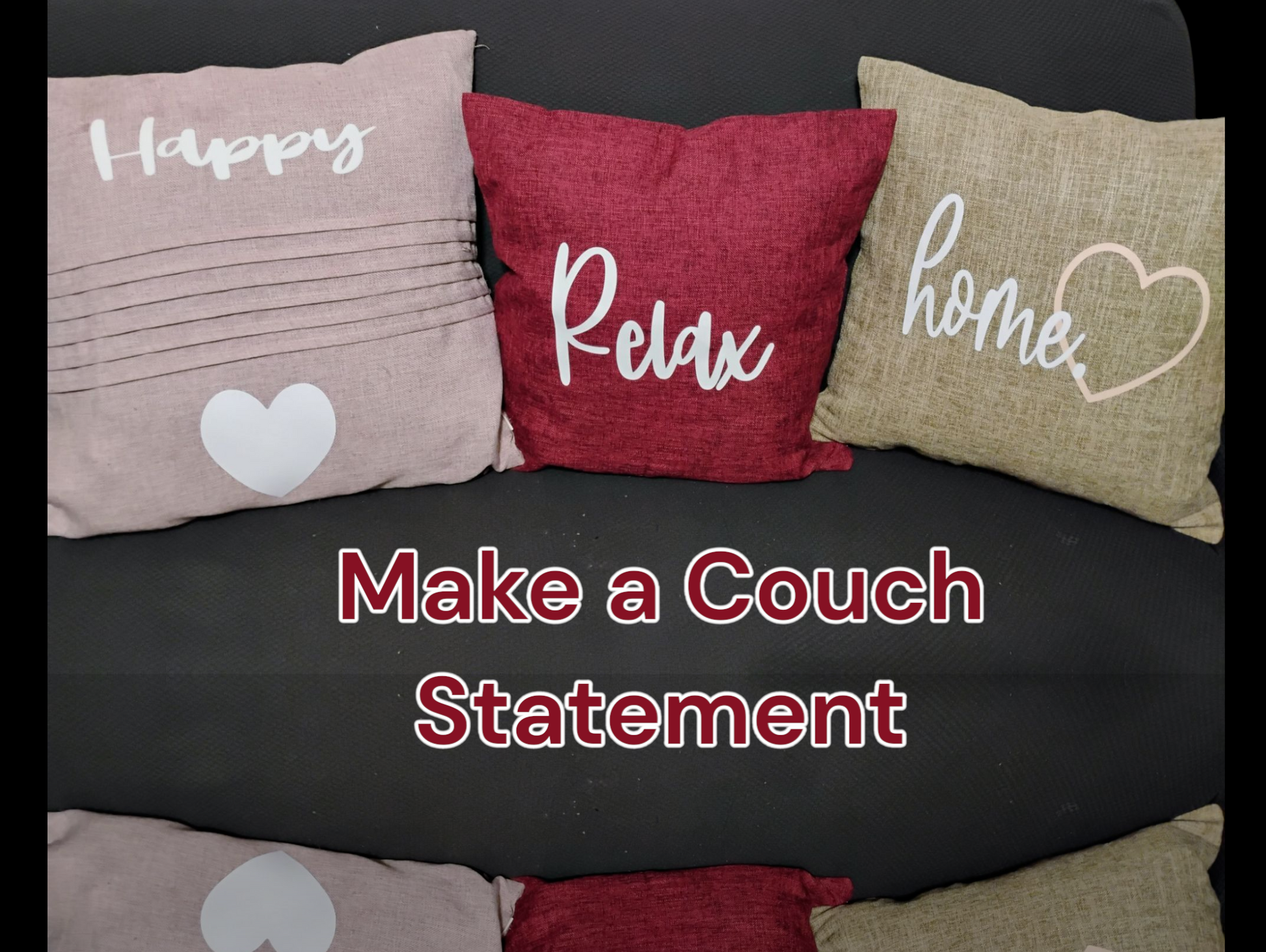 Custom couch throw pillow cover by Tagg'Et Dezignz