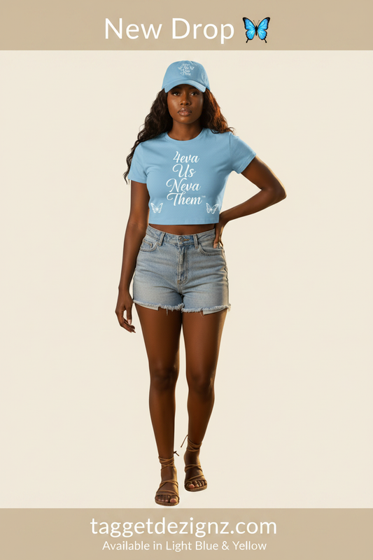 Side Butterflies Crop Tee Pinterest Pin