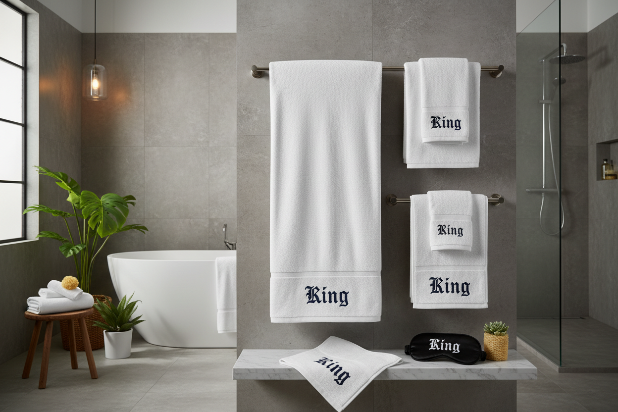 White / Navy - Old English